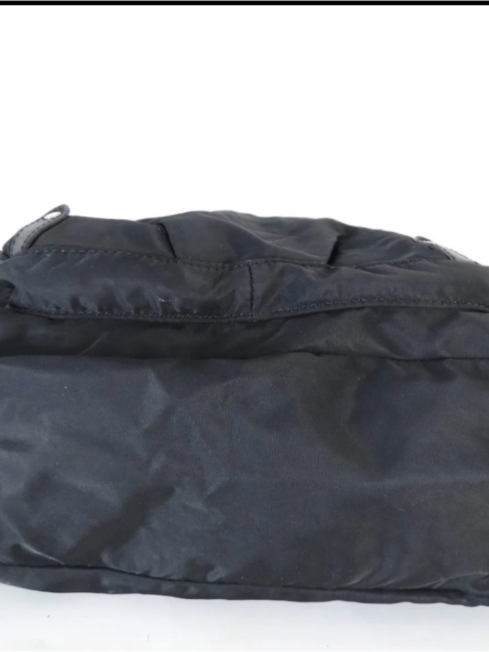Burberry Blue Label Black Nylon Shoulder Bag with Leather Trim - Picture 7 of 7